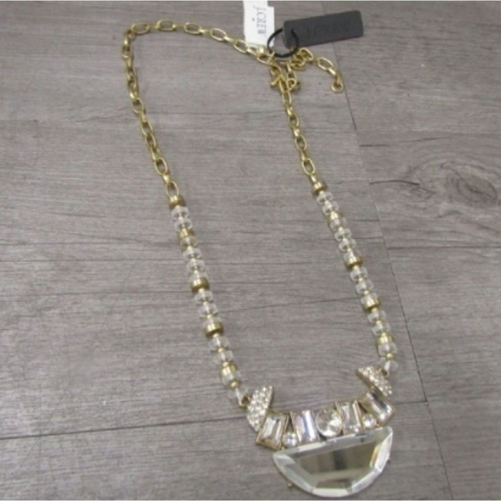 BNWT J. Crew mirror geometric pendant neck…